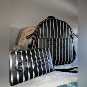 SOLD Guess backpack with wallet